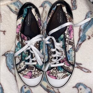 Butterfly coach sneakers.